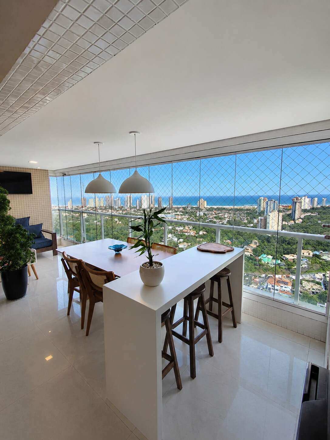 Apartamento Platno Grenville 3 Quartos 110m² Finamente Decorado Patamares Vista Mar