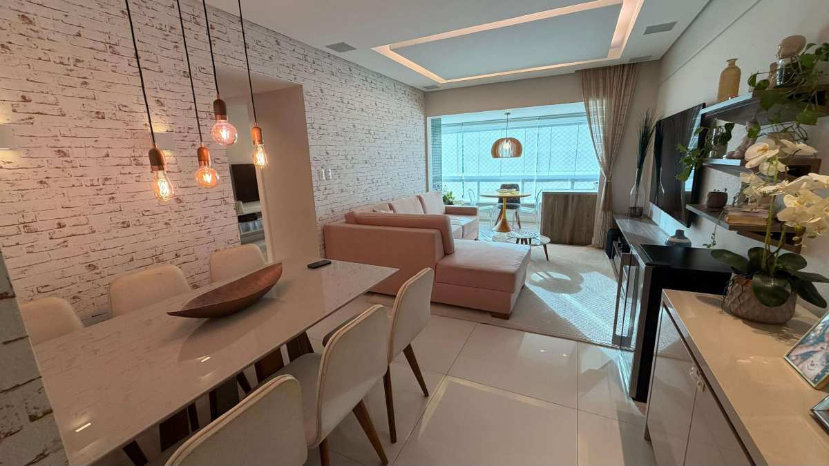 Apartamento Alphaville 3 Quartos 90m² Atlantc Garden Finamente Decorado