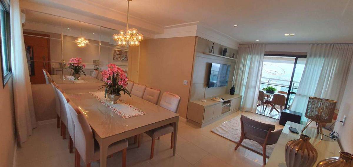 Apartamento Alphaville Le Parc 3 suítes 112m² Finamente Decorado Patamares Oportunidade