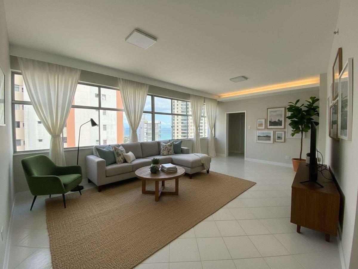 Apartamento Campo Grande 3 Quartos 156m² Ed. Guilhermina Reg, Graça Oportunidade