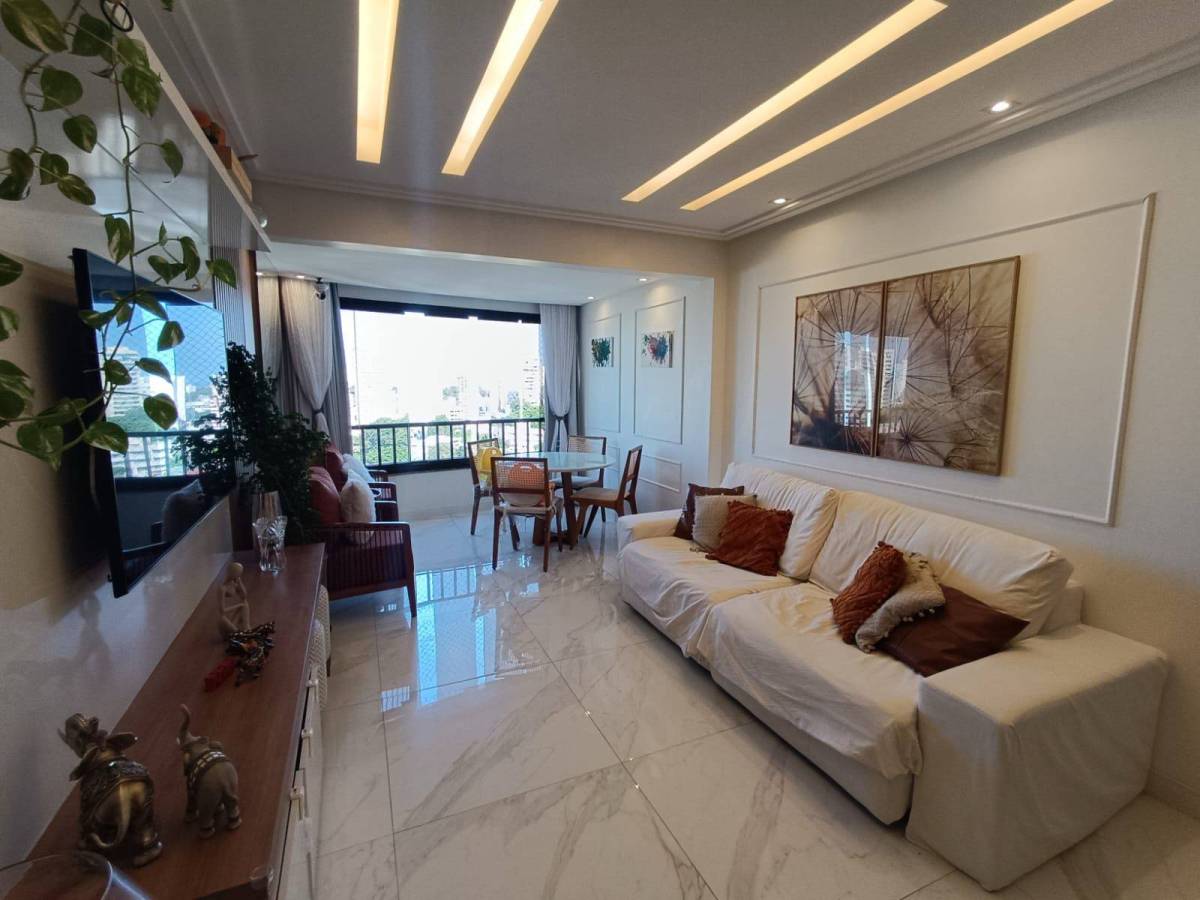 Apartamento Canela 2 Suítes 83m² Mansão Moniz Barreto Decorado Reg. Graça Campo Grande - Iuri Imóveis