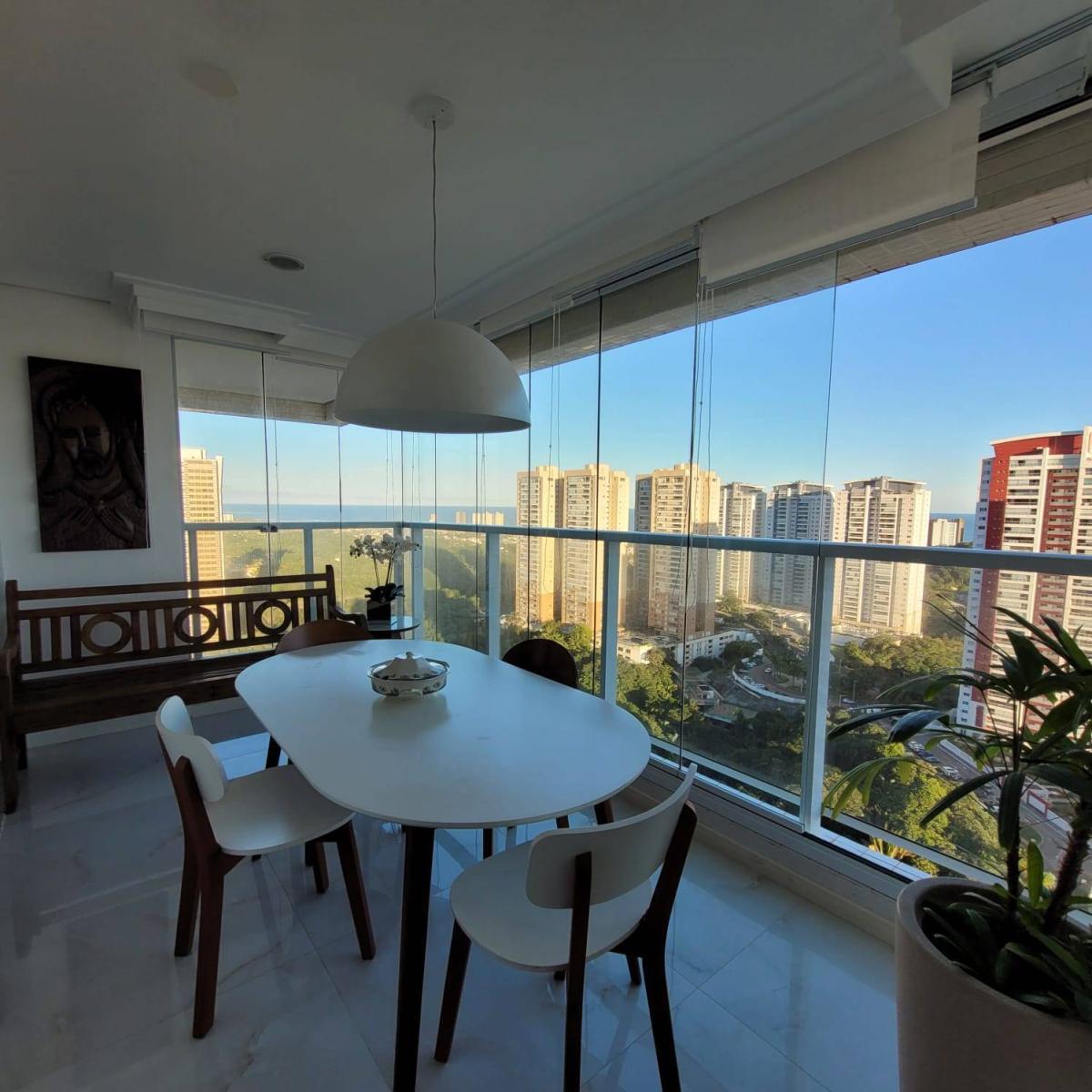 Apartamento Cobertura Greenville Atmos 3 Suítes 176m² Nascente Patamares Finamente Decorado - Iuri Imóveis