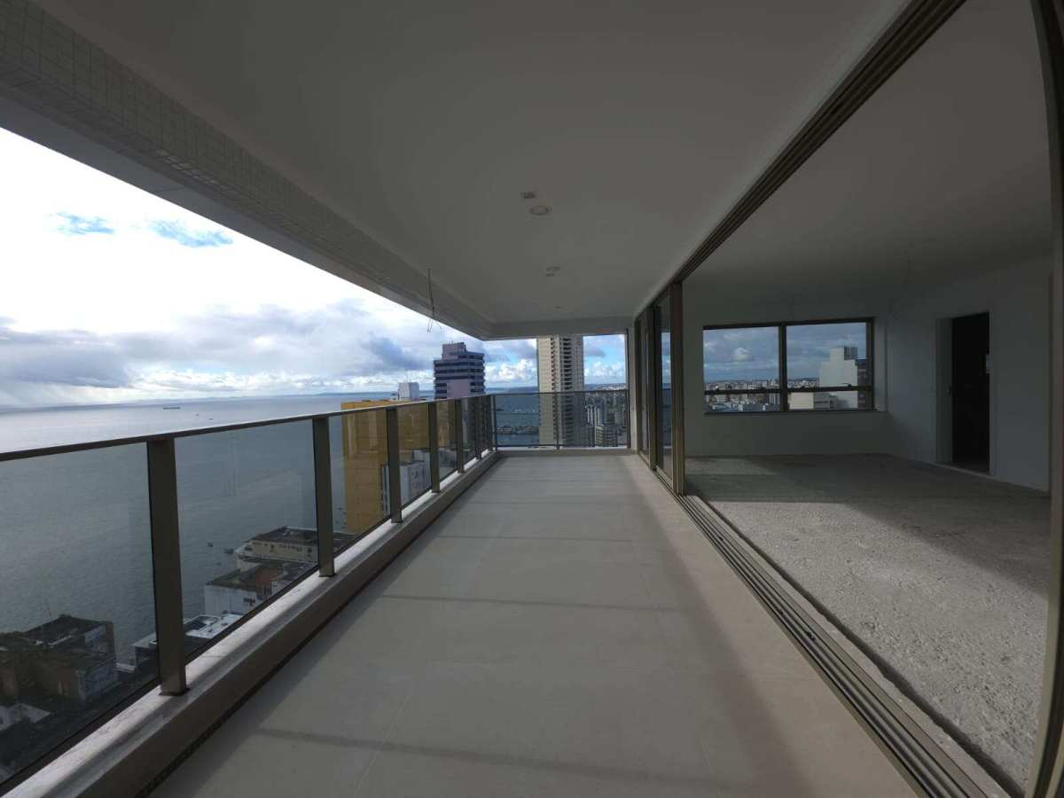 Apartamento Corredor da Vitória 3 suítes 208m² Mansão Villa Vitória Vista Mar Deslumbrante Reg. Barra Graça