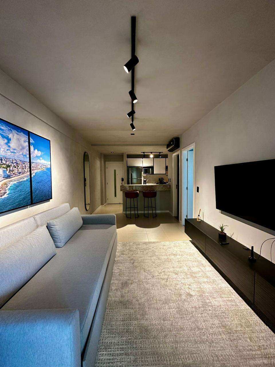 Apartamento Costa España 1 suíte 64m² Vista Mar Decorado Barra Ondina Espanha - Iuri Imóveis