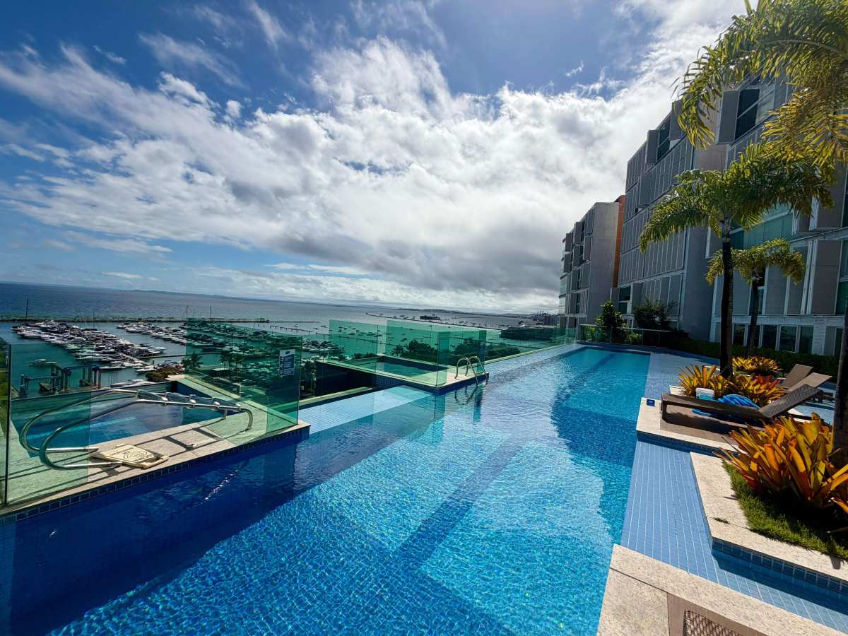 Apartamento de luxo à venda em Salvador, Comércio, com 1 quarto, 58m²