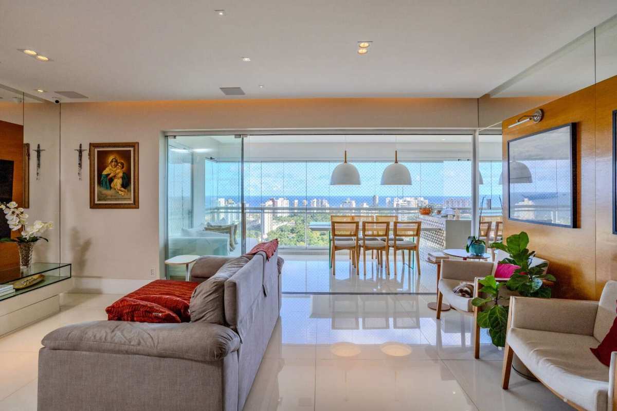 Apartamento Etco Grenville 4 Quartos 131m2 Alto Vista Mar Decorado Patamares - Iuri Imóveis
