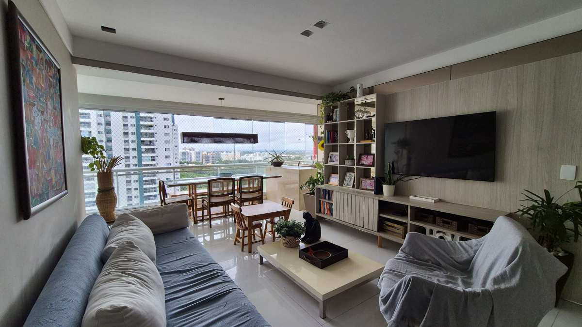 Apartamento Greenville Ludco 4 Quartos 134m² Alto 2 vagas Finamente Decorado Nascente