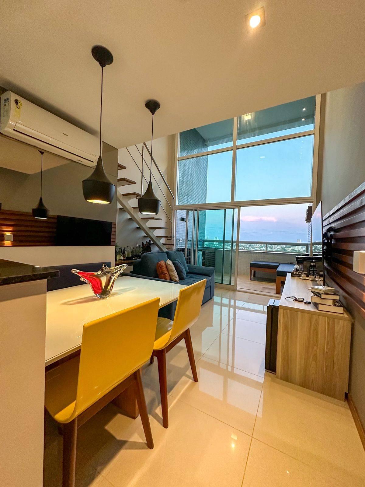 Apartamento Loft Patamares 1 Suíte 60m2 Residenza Collina Reale Nascente Vista Mar - Iuri Imóveis