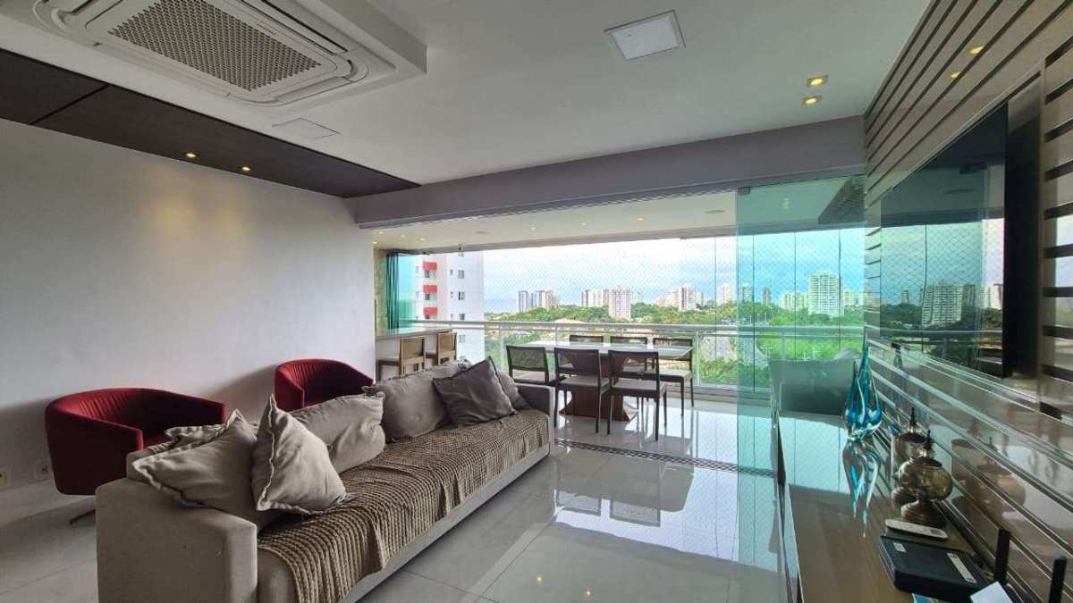 Apartamento Ludco Grenville 3 Suítes 134m² Vista Mar Decorado Finamente Oportunidade Patamares - Iuri Imóveis