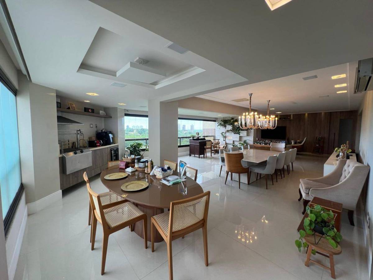 Apartamento Lumno Greenville 4 Suítes 276m2 Decorado Vista Mar Patamares - Iuri Imóveis