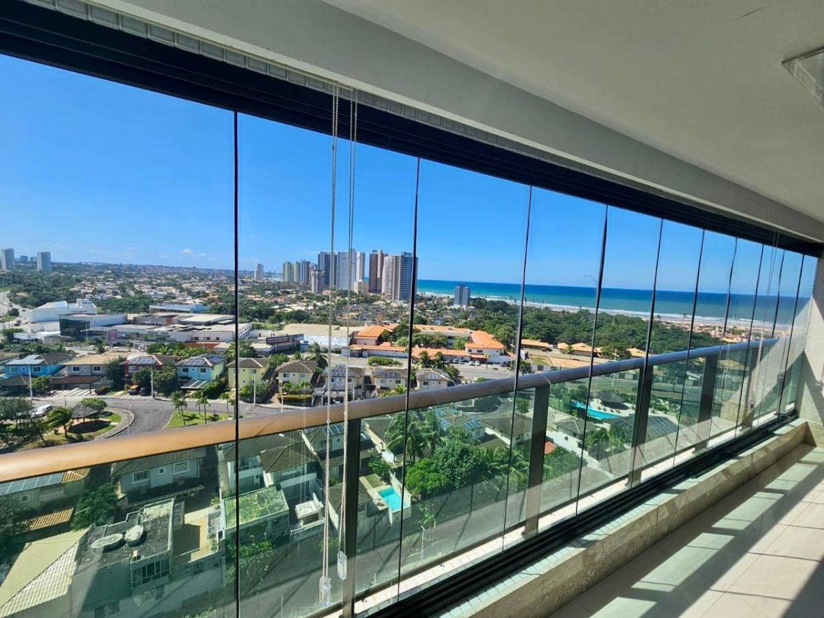 Apartamento Maison Biarritz Patamares 3 suítes 150m2 Decorado Vista Mar Panorâmica