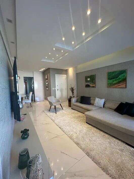 Apartamento Mirante Patamares 3 Suítes 126m² Decorado Nascente Reg Colina A Pituaçu e Piatã - Iuri Imóveis