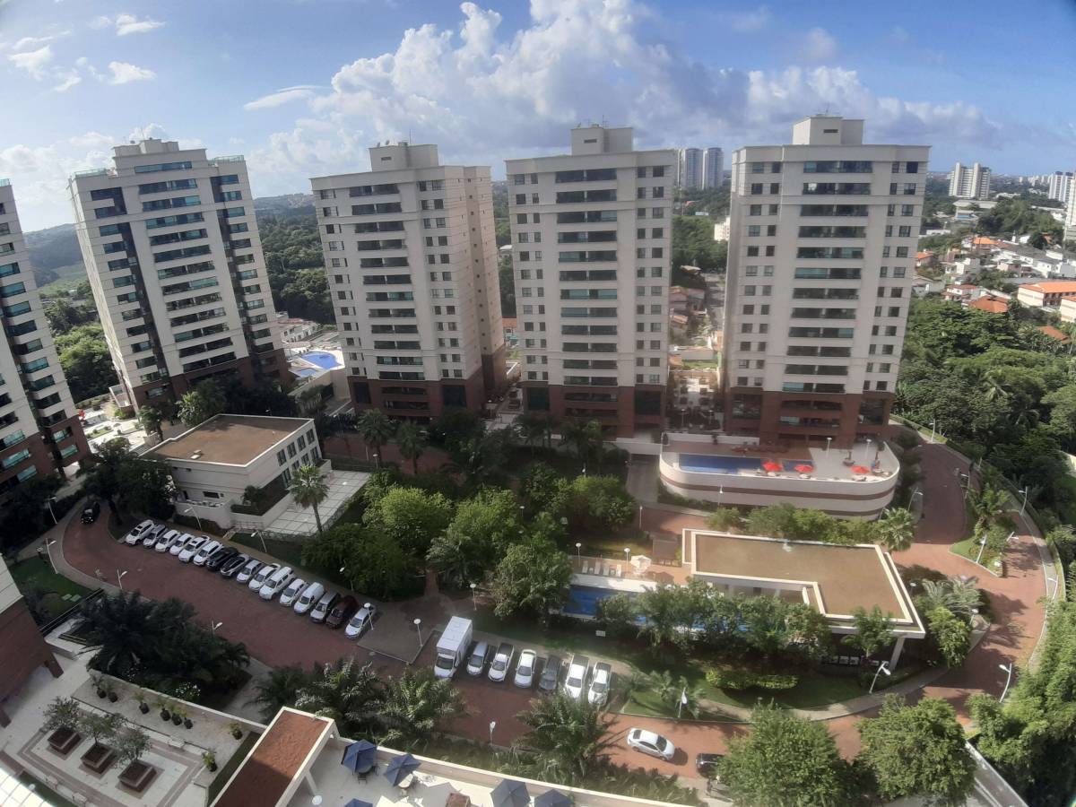 Apartamento Parque Tropical 3 Suítes 156m² Decorado Reg. Pituaçu Patamares Piatã
