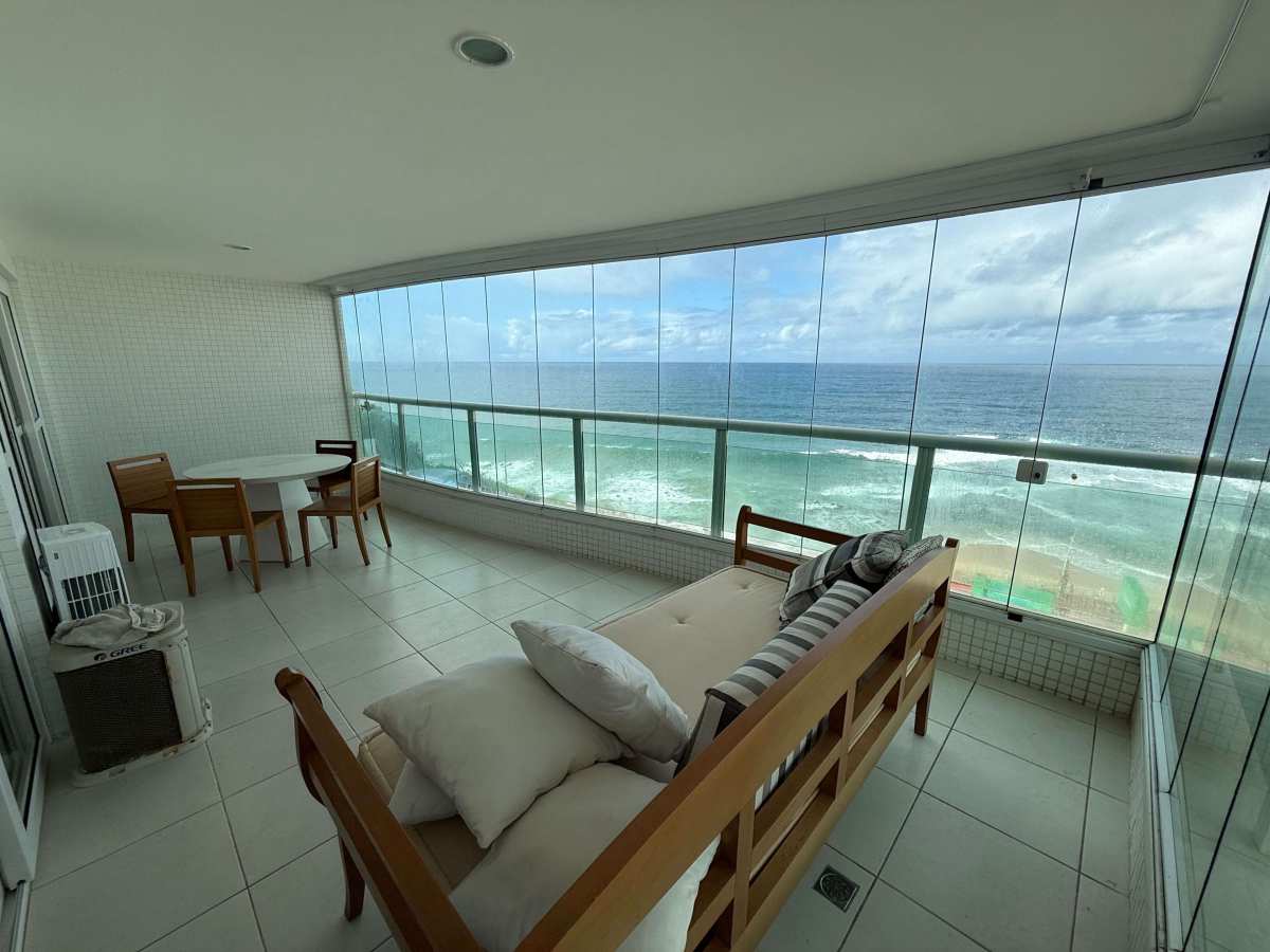 Apartamento Terrazzo Ondina 2 Quartos 126m² Super Vista Mar Decorada Finamente Barra / Ondina