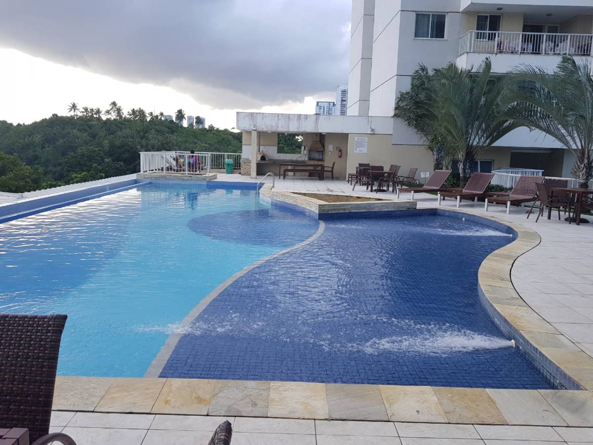 Apartamento Vista Patamares 2 Quartos 67m2 Reg. Pituaçu Piatã Decorado - Iuri Imóveis