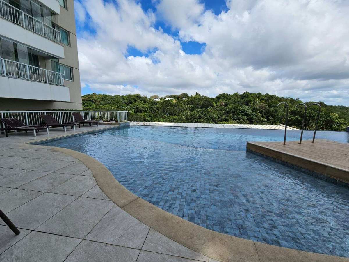 Apartamento Vista Patamares 2 Quartos 68m² Reg. Pituaçu Piatã Decorado Mobiliado Finamente - Iuri Imóveis