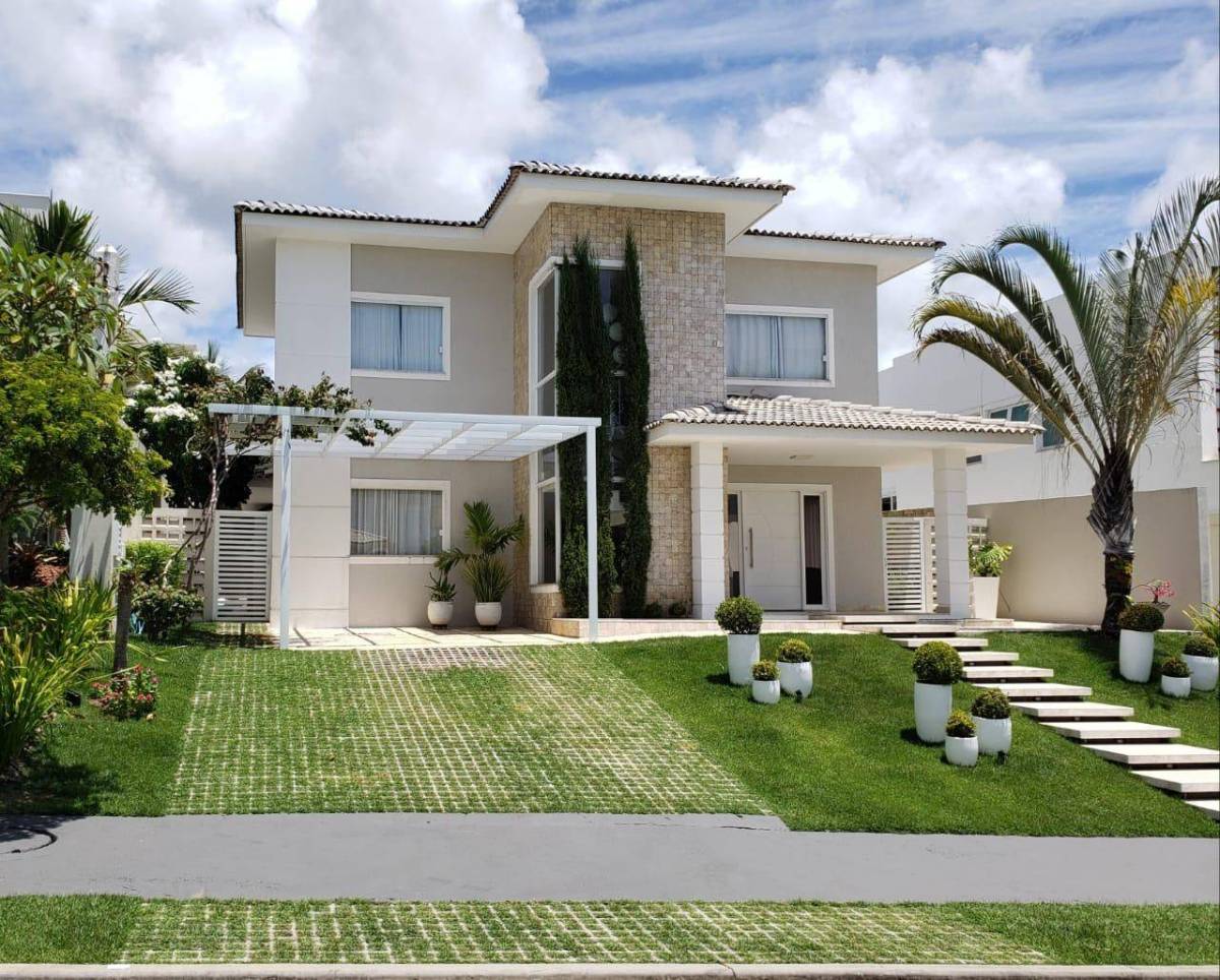 Casa Alphaville Litoral Norte 1 Duplex 4 Quartos 480m2 Alto Luxo Oportunidade - Iuri Imóveis