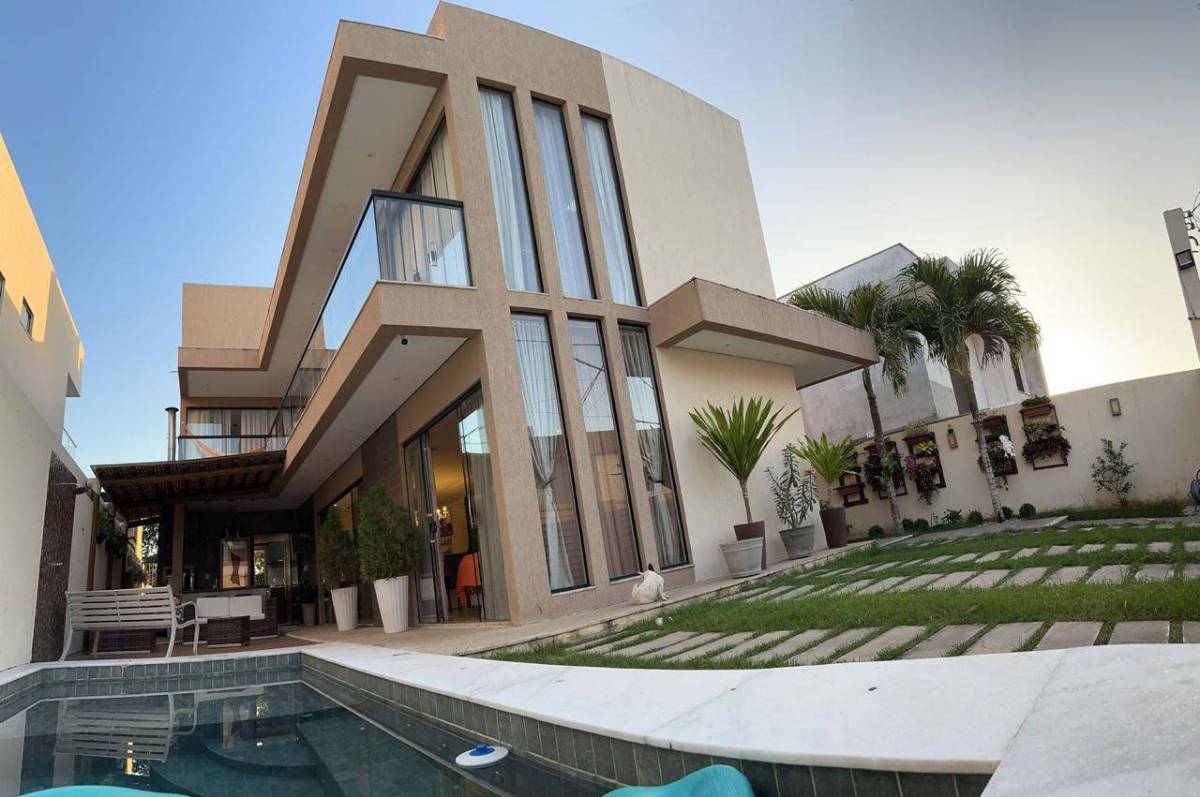 Casa Lauro De Freitas 4 Quartos m² Cond Paradise Decorada Finamente Estrada do Coco