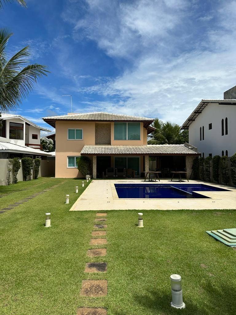 Casa Perto Mar Guarajuba 4 Suítes 620m² Duplex  Cond. Sol Decorada Estrada do Coco / Linha Verde - Iuri Imóveis