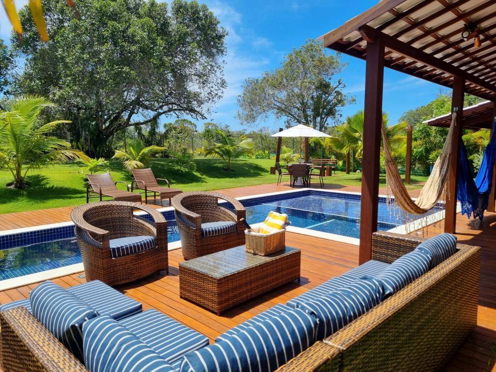 Casa Praia do Forte 5 suítes Decorada Cond. Ilha dos Pássaros Estrada do Coco Linha Verde