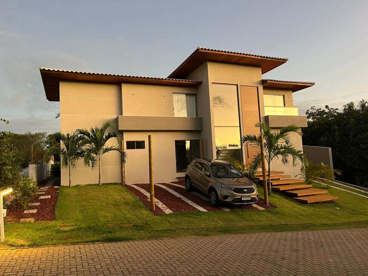 Casa Praia do Forte 6 suítes Decorada Cond. Ilha dos Pássaros Estrada do Coco Linha Verde