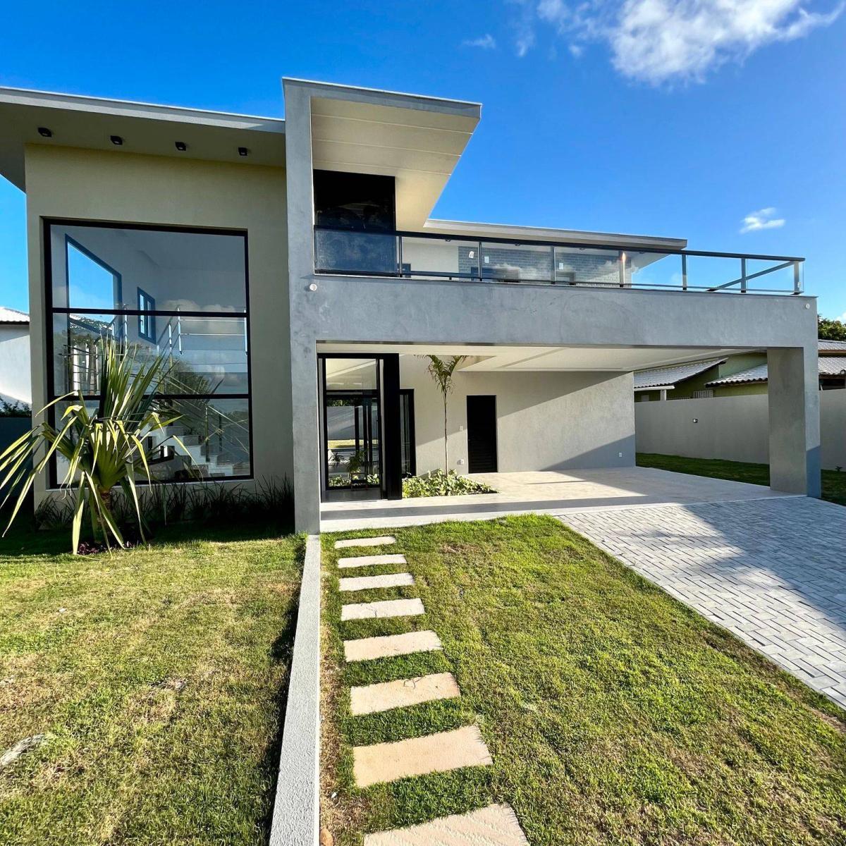 Linda Casa Barra Jacuípe 4 Suítes 800m² Duplex 4 Horto Marina Jacuípe Reg. Guarajuba Praia do Forte  Estrada do Coco / Linha Verde