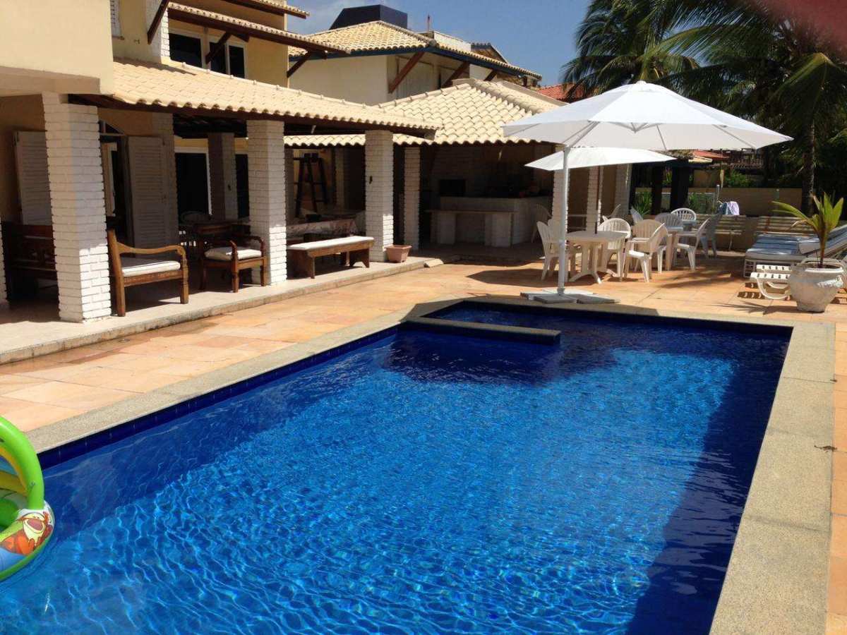Linda Casa Paraíso Guarajuba 7 suítes 1058m² Frente Mar Reg. Praia Forte Estrada do Coco / Linha Verde Paraíso - Iuri Imóveis