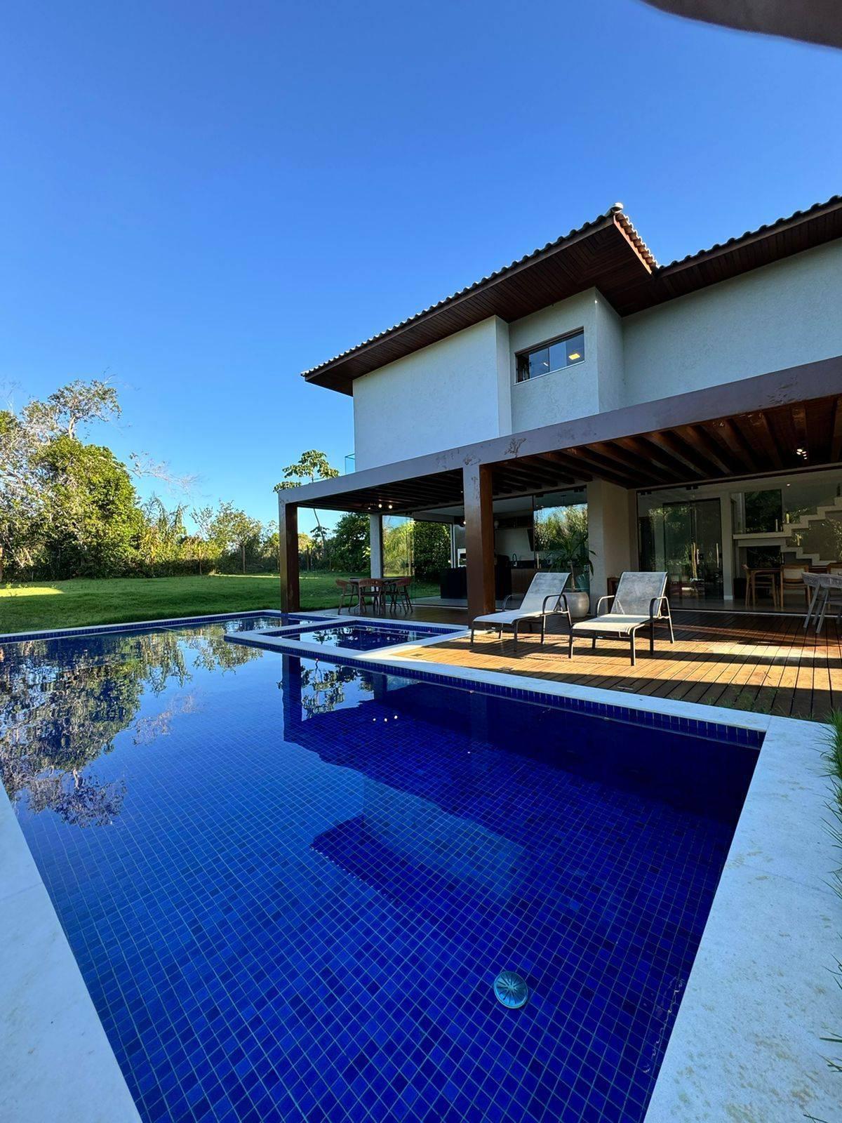 Linda Casa Praia do Forte 6 suítes Decorada Cond. Ilha dos Pássaros Estrada do Coco Linha Verde